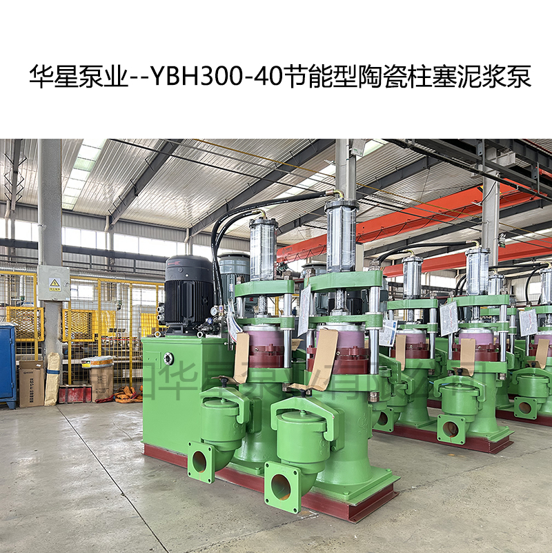 印染廠污水處理使用YBH300泥漿柱塞泵